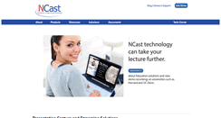 Desktop Screenshot of ncast.com